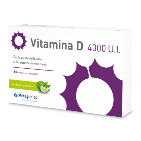 Metagenics Belgium Bvba Vitamina D 4000ui 84 Compresse