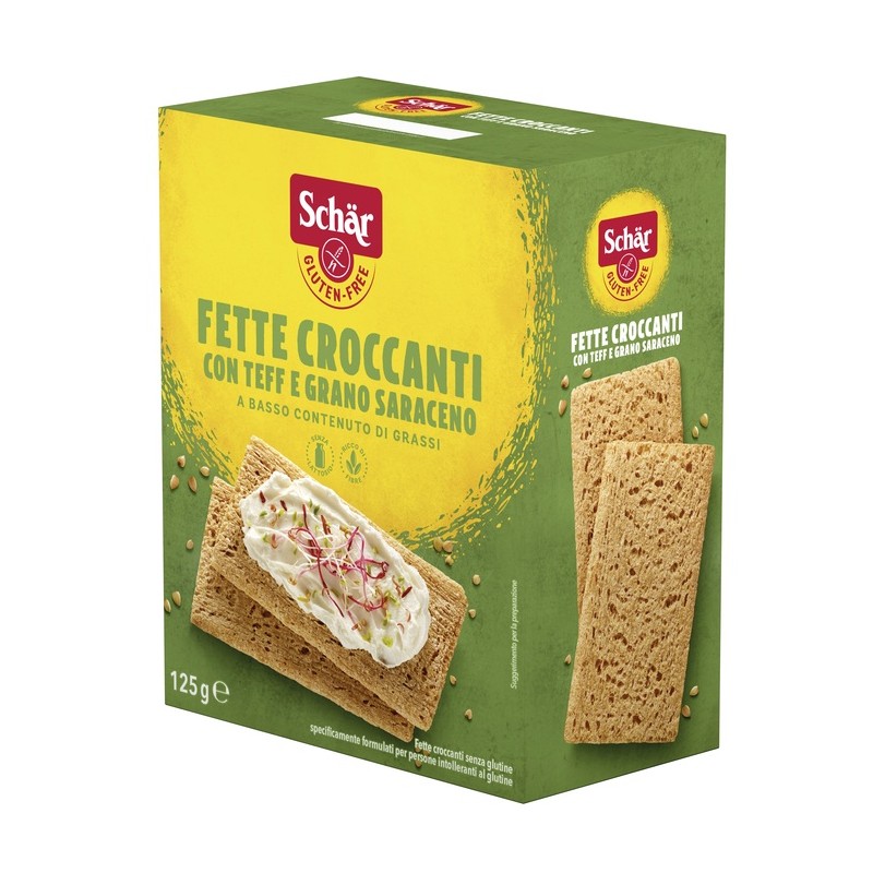 Dr. Schar Schar Fette Croccanti Con Teff E Grano Saraceno Senza Lattosio 125 G