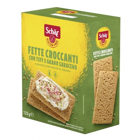 Dr. Schar Schar Fette Croccanti Con Teff E Grano Saraceno Senza Lattosio 125 G