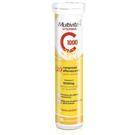 Montefarmaco Otc Multivitamix Vit C 1000 20 Compresse Effervescenti