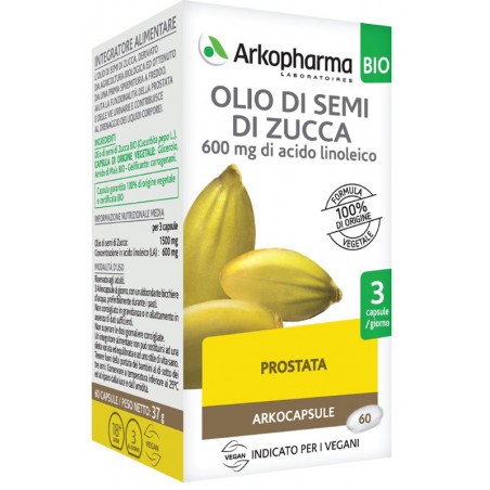 Arkofarm Arko Capsule Olio Semi Zucca 60 Capsule