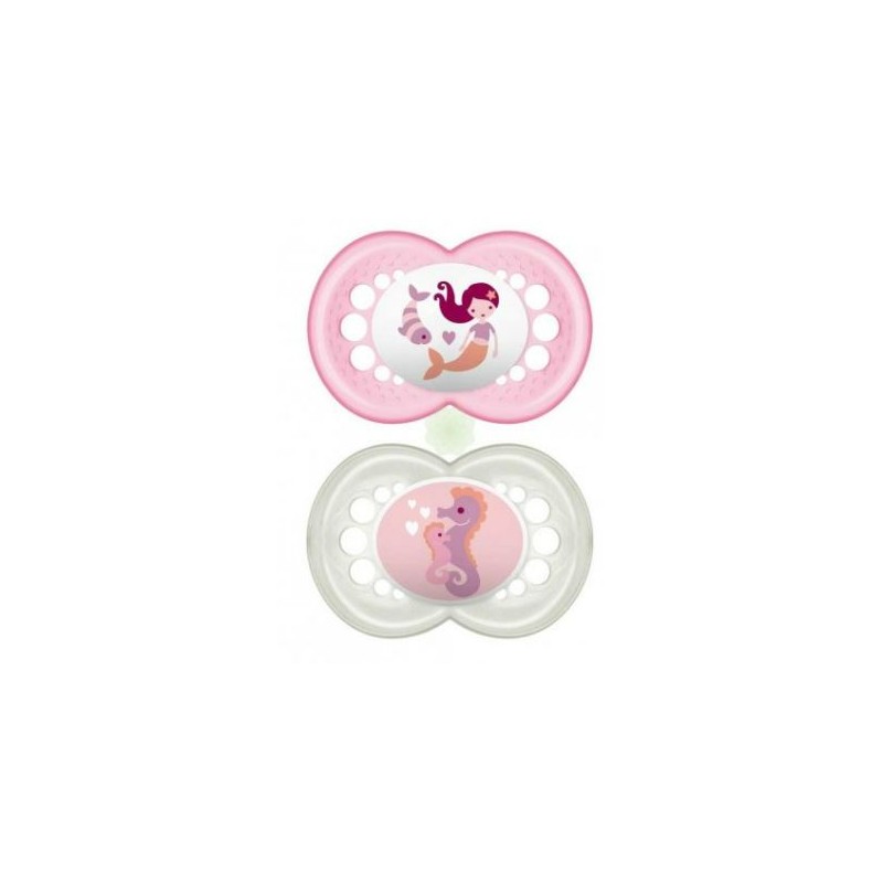 Bamed Baby Italia Mam Original 6+ Silicone Confezione Doppia Femmina