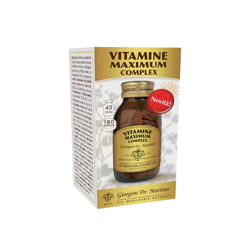 Dr. Giorgini Ser-vis Vitamine Maximum Complex 180 Pastiglie