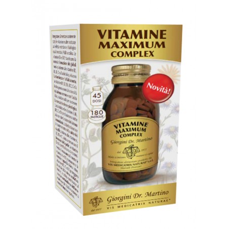 Dr. Giorgini Ser-vis Vitamine Maximum Complex 180 Pastiglie