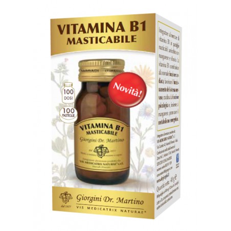 Dr. Giorgini Ser-vis Vitamina B1 Masticabile 100 Pastiglie