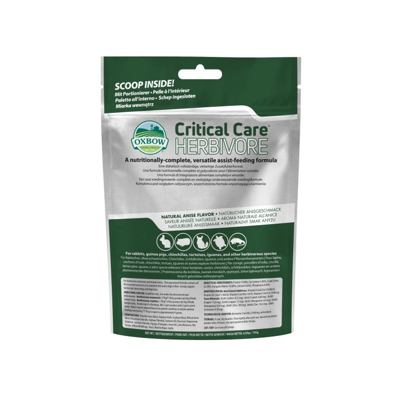 Oxbow Animal Health Critical Care Herbivore 141 G