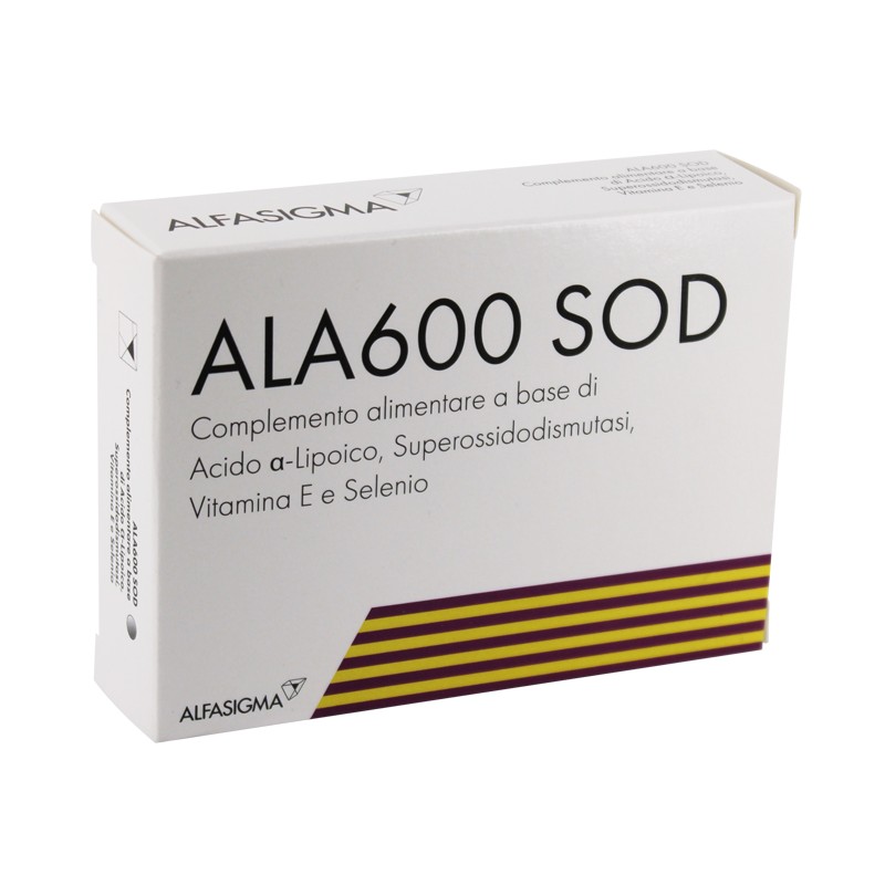 confezione 20 compresse ala 600 sod alfasigma