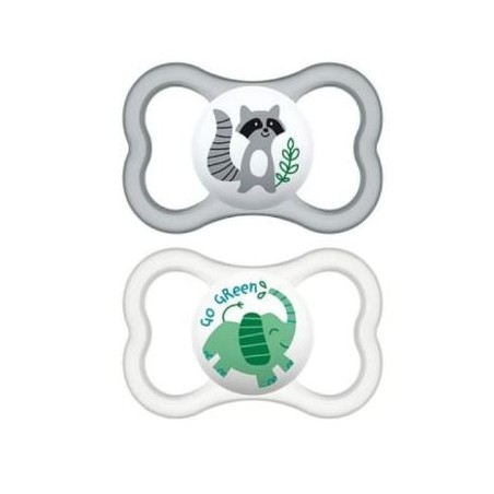 Bamed Baby Italia Mam Air Succhietto 6+ Mesi Silicone Doppio Neutro