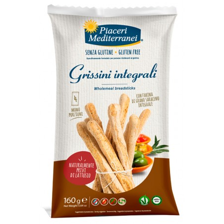 Eurospital Piaceri Mediterranei Grissini Integrali 160 G