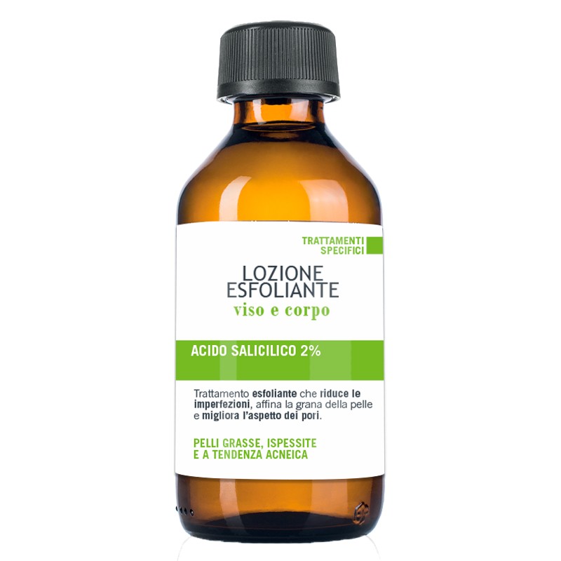 flacone in vetro 200 ml lozione esfoliante FPR