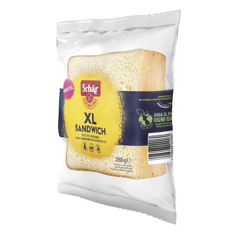 Dr. Schar Schar Xl Sandwich Pane Bianco Senza Lattosio 280 G