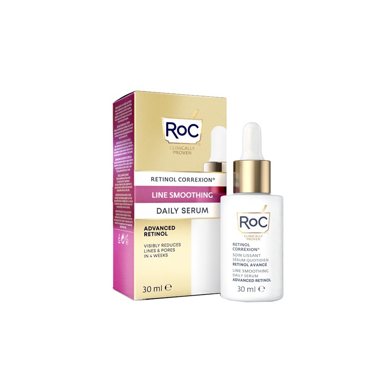 Roc Opco Llc Roc Retinol Correxion Line Smoothing Siero Viso Giorno 30 Ml