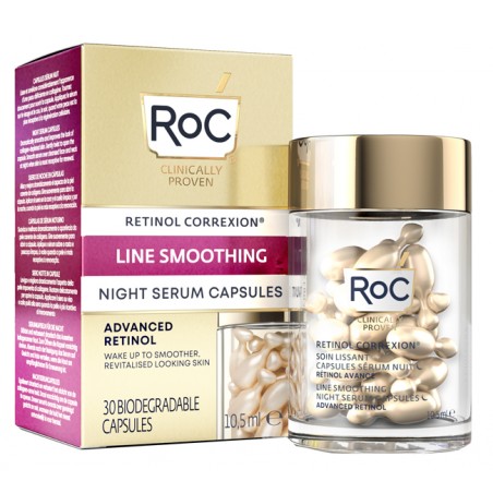 Roc Opco Llc Roc Retinol Correxion Line Smoothing Siero Viso Notte 30 Capsule