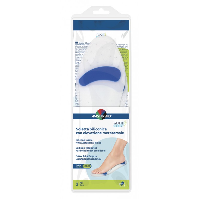 Pietrasanta Pharma Master-aid Foot Care Soletta Siliconica Small 37-38 Eu Elev Metatarso