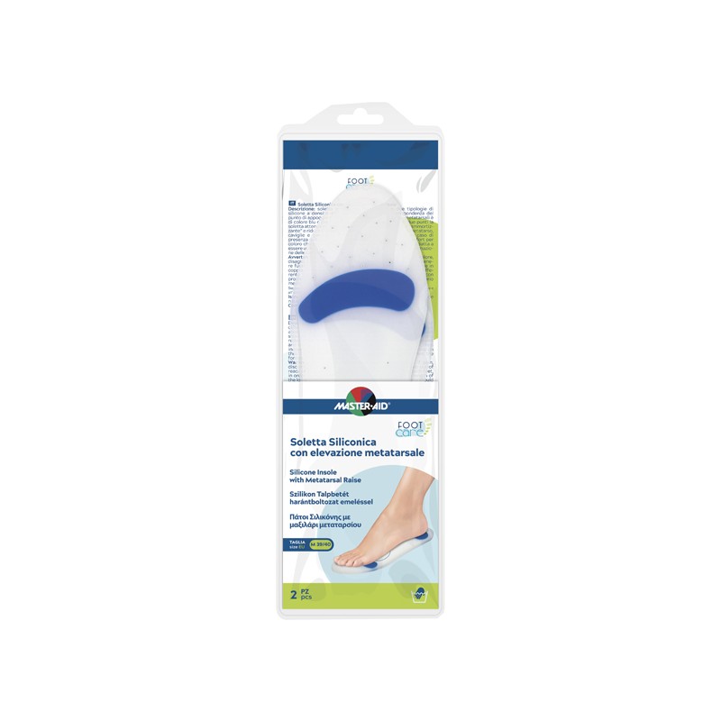 Pietrasanta Pharma Master-aid Foot Care Soletta Siliconica Medium 39-40 Eu Elev Metatarso