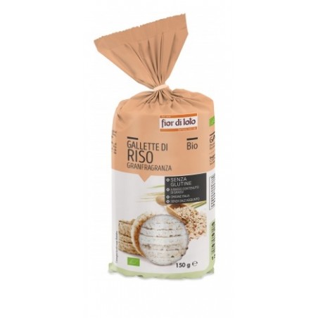 Biotobio Fior Di Loto Gallette Riso Granfragranza 150 G