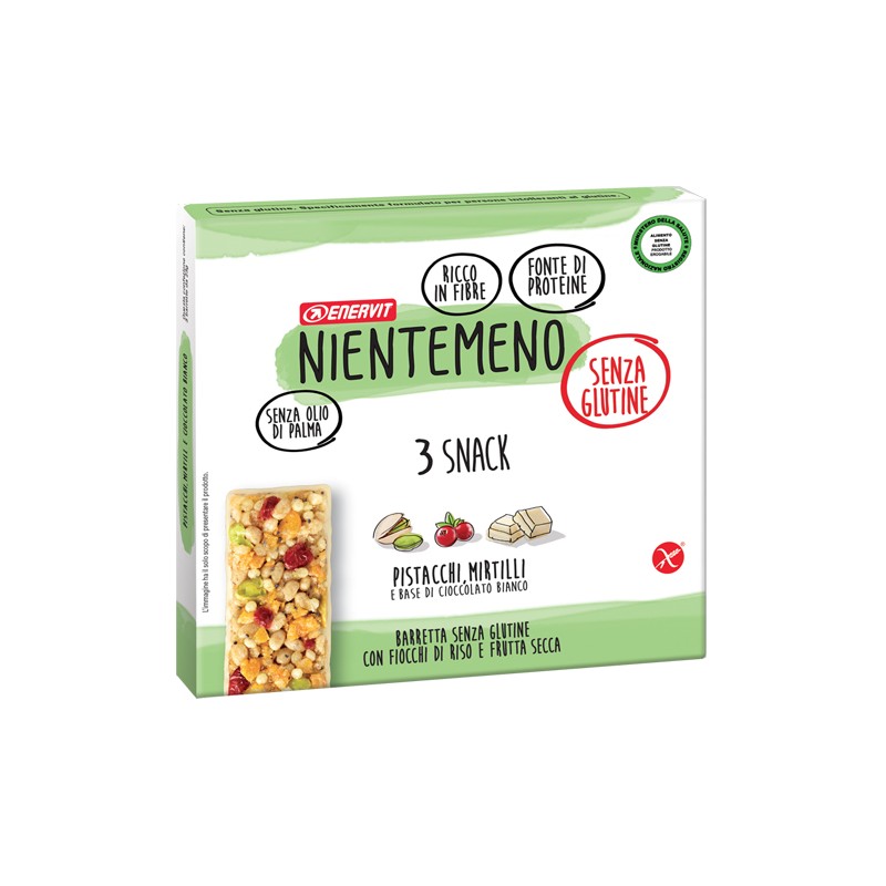 Enervit Nientemeno En Barretta Pistacchi Mirtilli 63 G