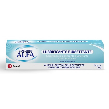 Dompe' Farmaceutici Collirio Alfa Lubrificante E Umettante Gel 10 Ml