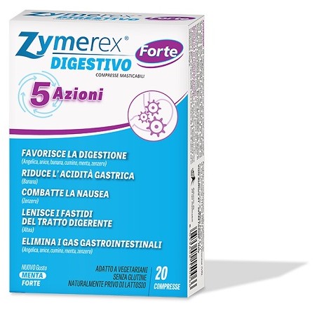 Wilco Farma Su Zymerex Digestivo Forte 5 Azioni 20 Compresse Masticabili