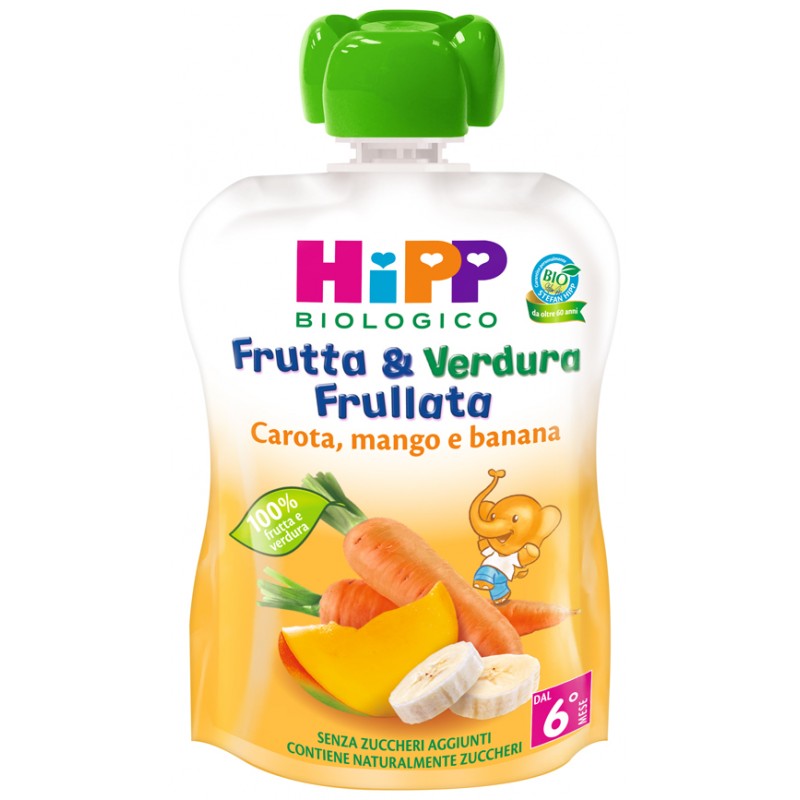 Hipp Italia Hipp Bio Frutta & Verdura Carota Mango Banana 90 G