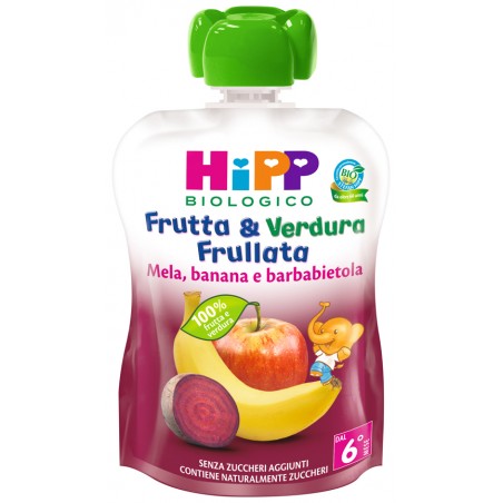 Hipp Italia Hipp Bio Frutta & Verdura Mela Banana Barbabietola 90 G