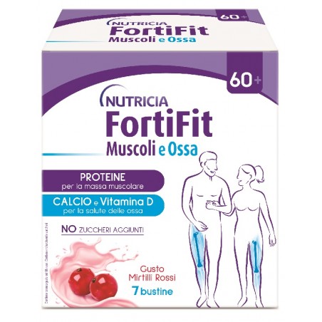 Danone Nutricia Soc. Ben. Fortifit Muscoli&ossa Mirtillo Rosso 7 Bustine