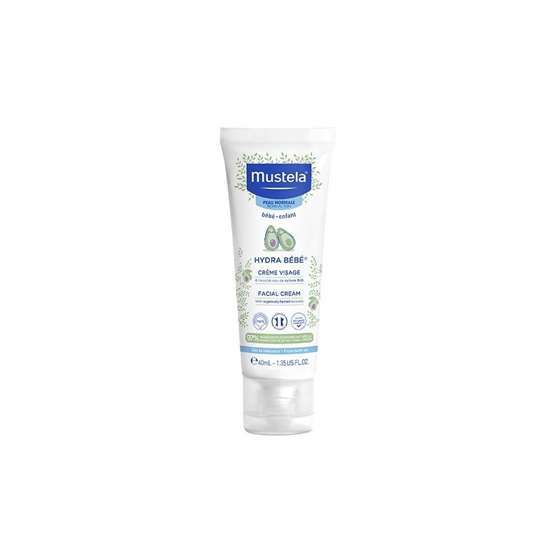 40ml di Crema Viso Idratante da Mustela Hydra Baby