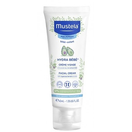 40ml di Crema Viso Idratante da Mustela Hydra Baby