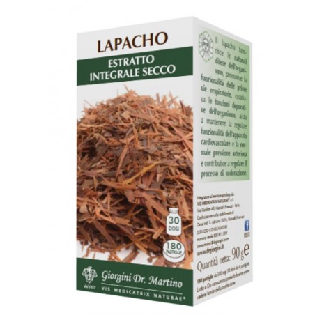 Dr. Giorgini Ser-vis Lapacho Estratto Integrale Secco 90 G 180 Pastiglie