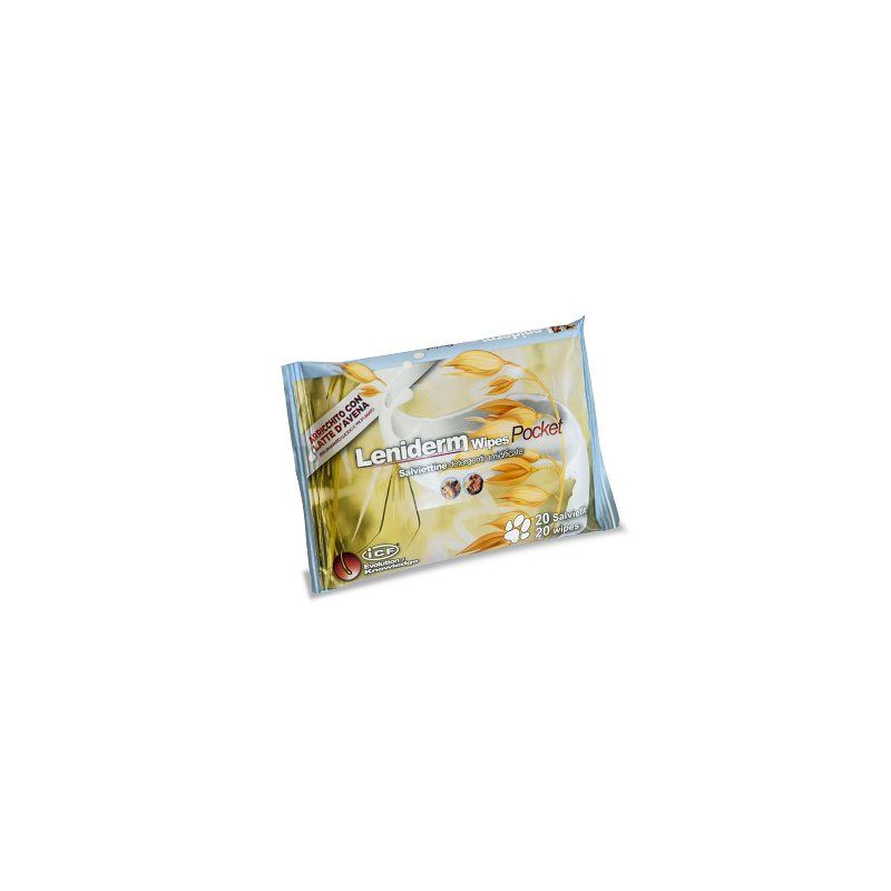 Nextmune Italy Leniderm Wipes Pocket 20 Pezzi