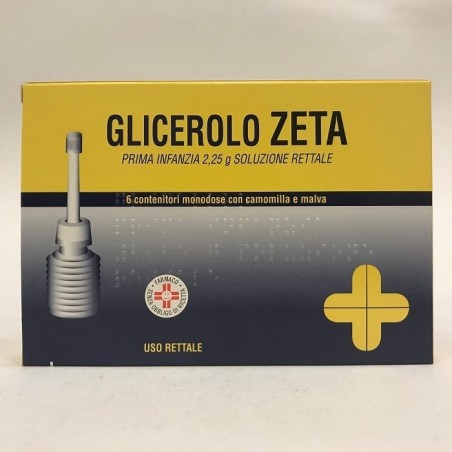 Zeta Farmaceutici Glicerolo Zeta Prima Infanzia 2,25 G Soluzione Rettale Glicerolo Zeta Bambini 4,5 G Soluzione Rettale Glicerol