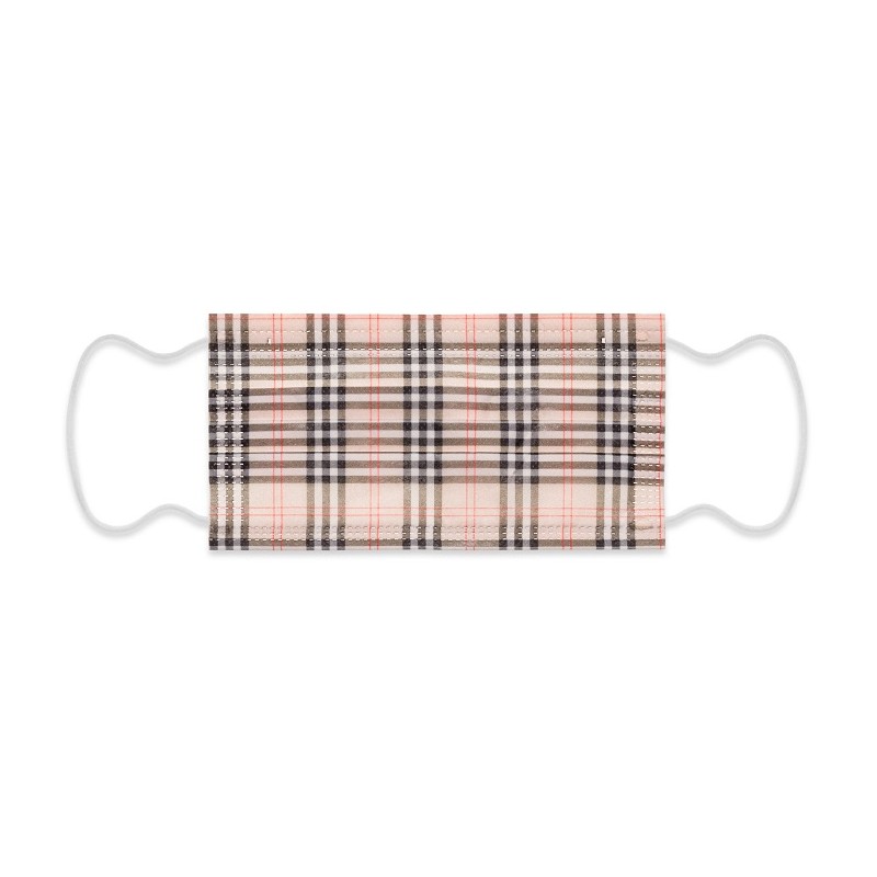 C&s Italy Mymask Pro Tipo I Mascherina Chirurgica Tartan 10 Pezzi