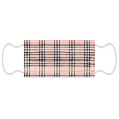 C&s Italy Mymask Pro Tipo I Mascherina Chirurgica Tartan 10 Pezzi