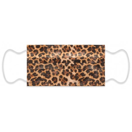 C&s Italy Mymask Pro Tipo I Mascherina Chirurgica Leopard 10 Pezzi