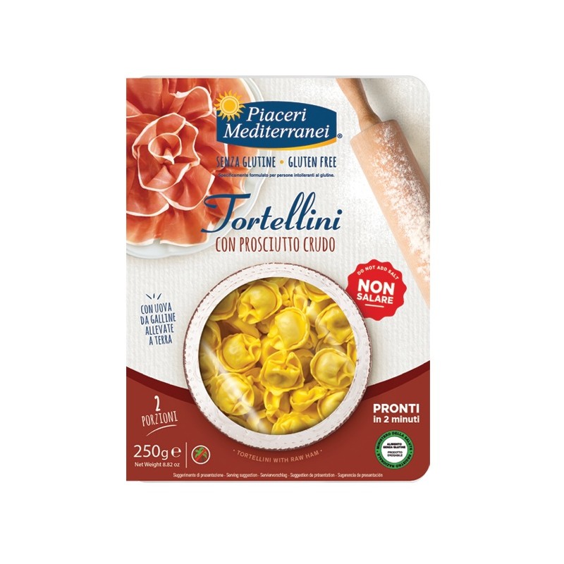 Eurospital Piaceri Mediterranei Tortellini Prosciutto 250 G