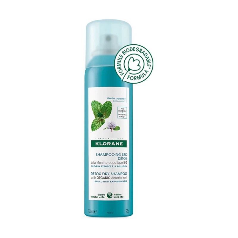 Klorane Shampoo Secco Menta 150 Ml