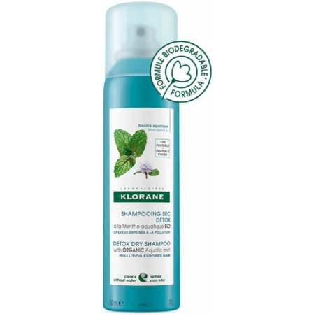 Klorane Shampoo Secco Menta 150 Ml