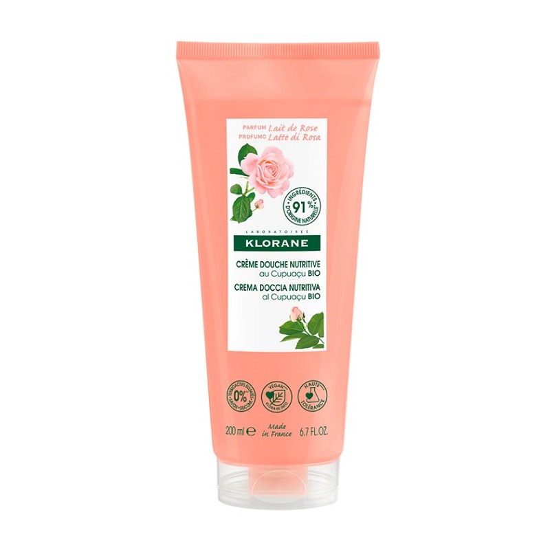 Klorane Crema Doccia Latte Di Rosa 200 Ml