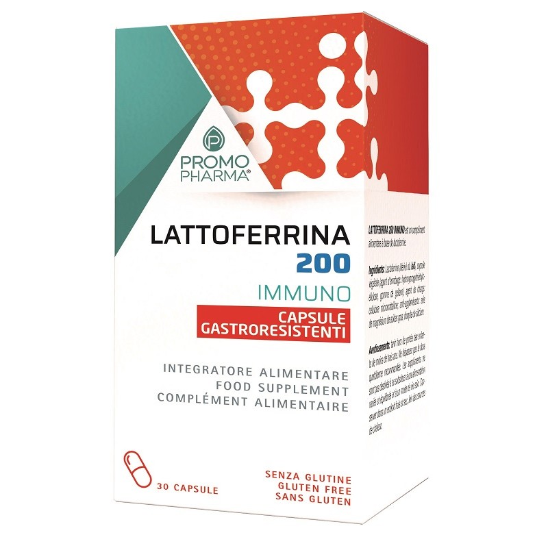 Promopharma Lattoferrina 200 Immuno 30 Capsule