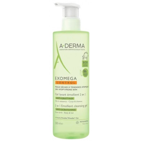 Aderma Exomega Control Gel Lavant 2in1 500 Ml