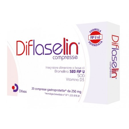 Difass International Diflaselin 20 Compresse Gastroprotette 250 Mg