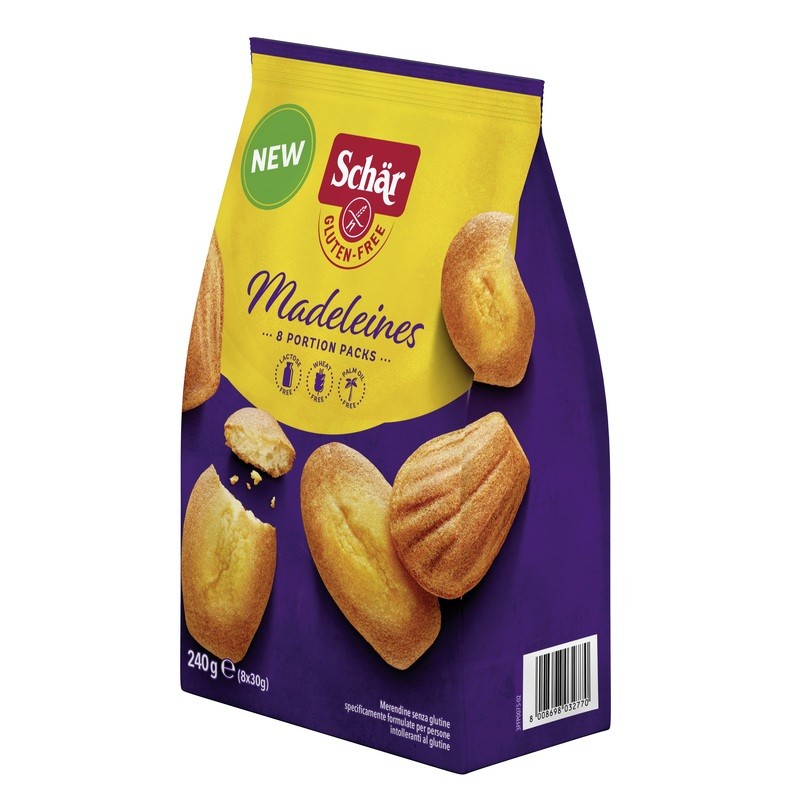 Dr. Schar Schar Madeleines Senza Lattosio 8 Porzioni Da 30 G