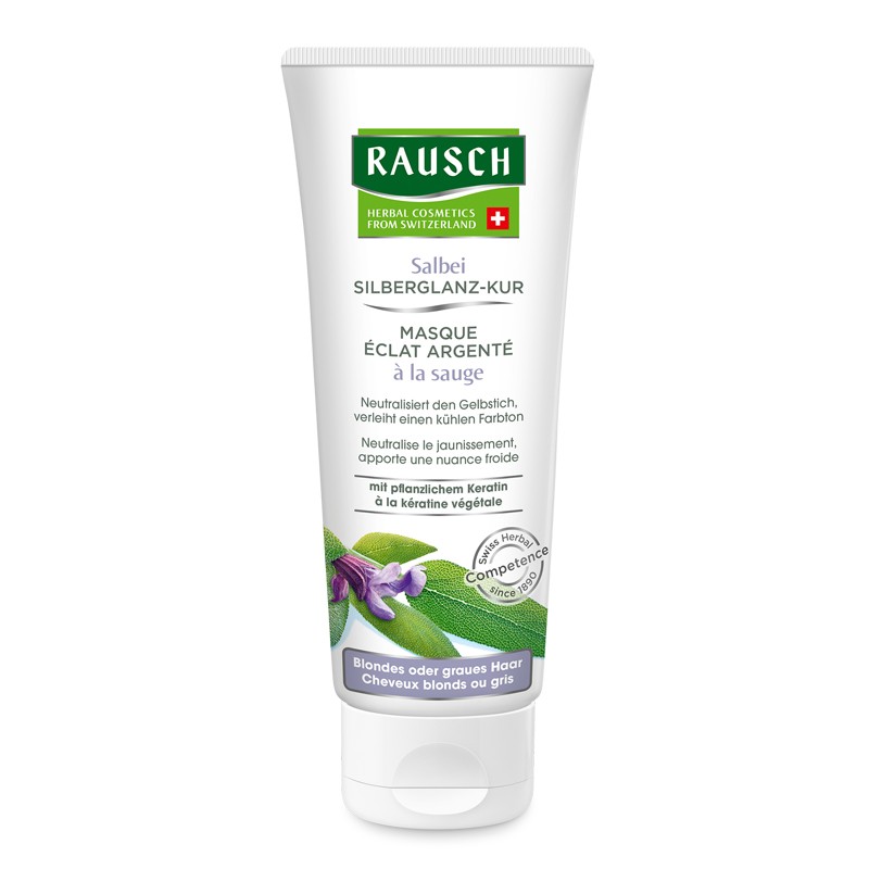 Rausch Ag Kreuzlingen Rausch Maschera Curativa Lucentezza Argentea Alla Salvia 100 Ml