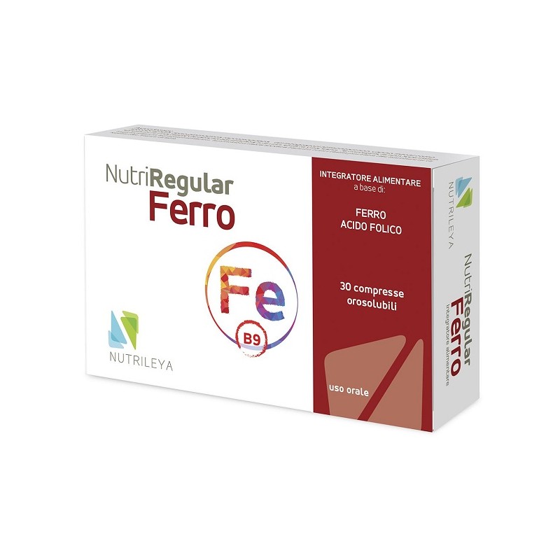 Nutrileya Nutriregular Ferro 30 Compresse Orosolubili