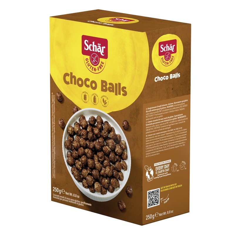 Dr. Schar Schar Choco Balls Cereali Senza Lattosio 250 G