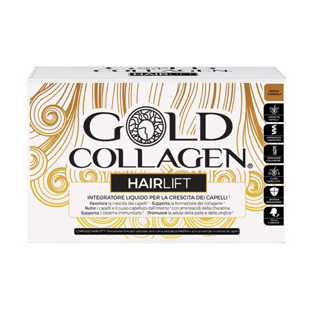 Minerva Research Labs Gold Collagen Hairlift 10 Flaconcini Da 50 Ml