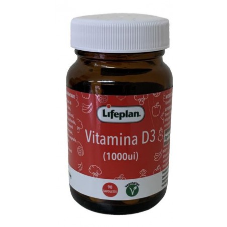 Lifeplan Products Vitamina D3 1000ui 90 Compresse