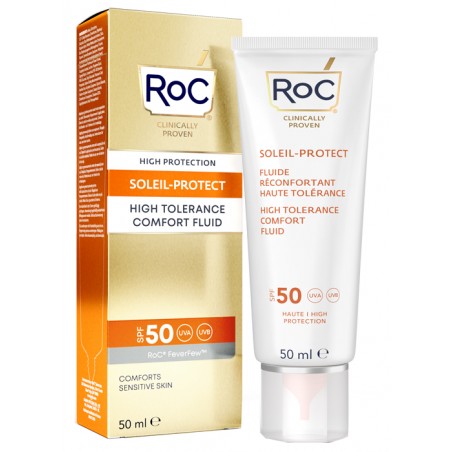 Roc Opco Llc Roc Fluido Solare Viso Spf 50 Elevata Tollerabilita' 50 Ml