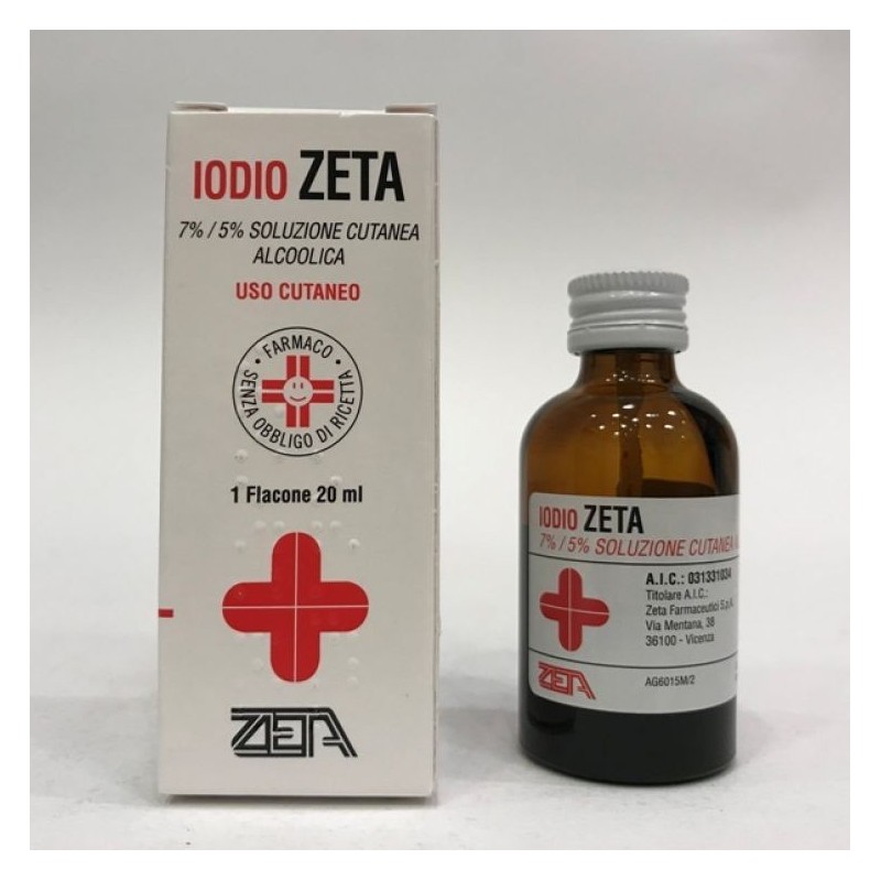 Iodio Zeta 7%/5% Soluzione Cutanea 20 ml