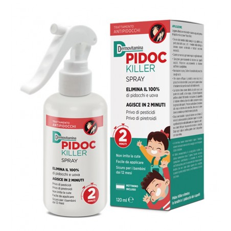 Pasquali Dermovitamina Pidoc Killer Spray 120 Ml Pettinino Incluso